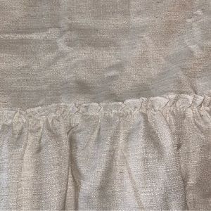 SUPER CUTE Cream w/ ruffles shower curtain!!